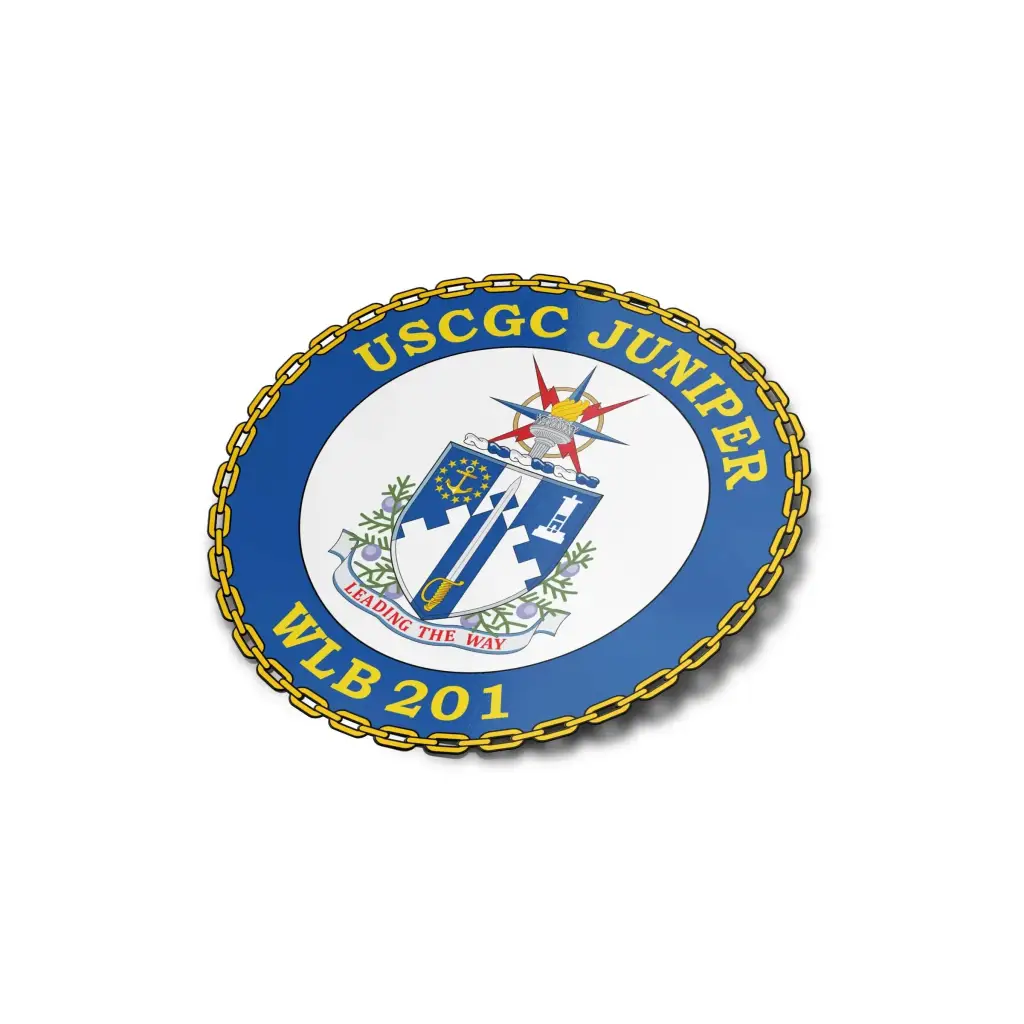 USCGC Juniper (WLB-201) Die-Cut Vinyl Sticker Decal Tactically Acquired   