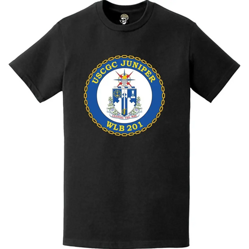 USCGC Juniper (WLB-201) Ship's Crest Emblem Logo T-Shirt Tactically Acquired   