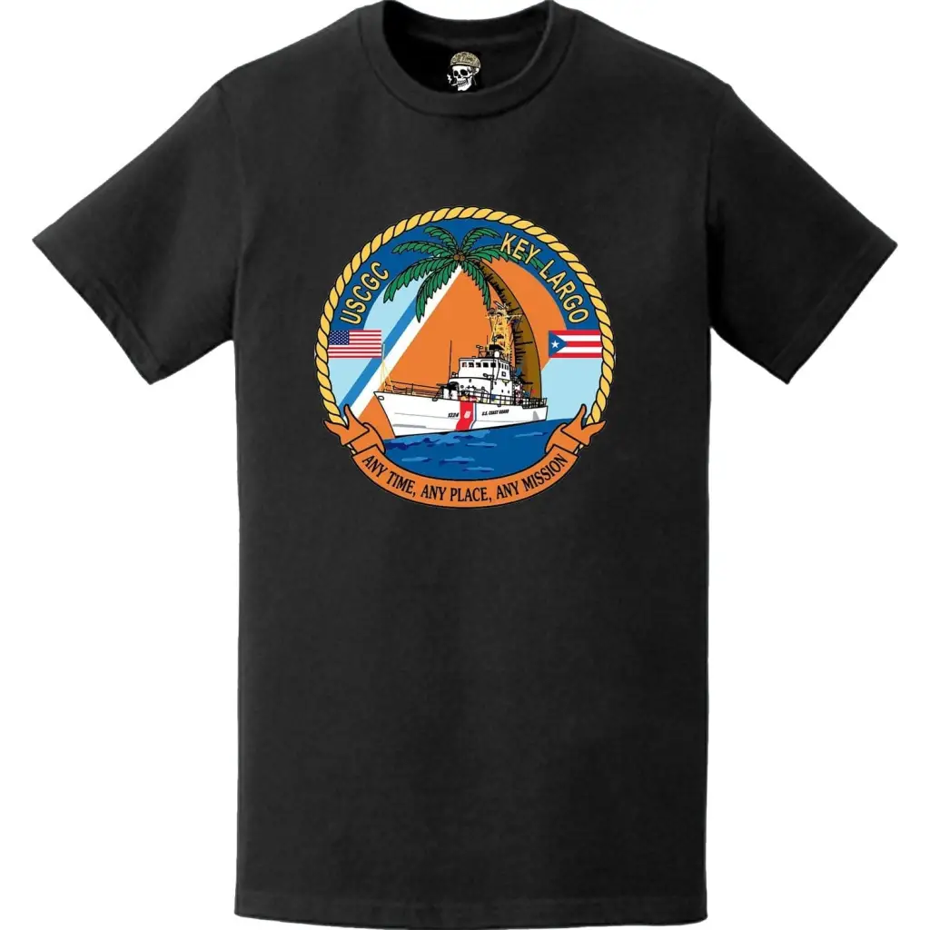 USCGC Key Largo (WPB-1324) Crest Emblem Logo T-Shirt Tactically Acquired   