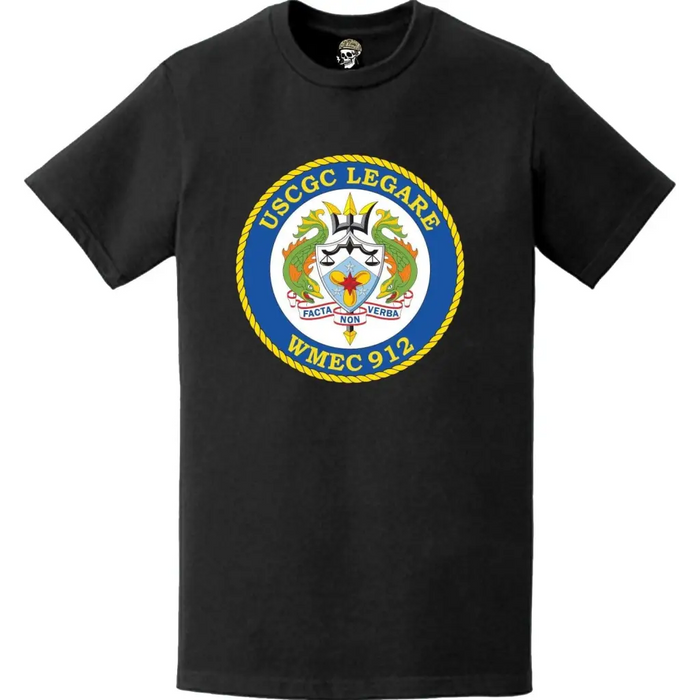 USCGC Legare (WMEC-912) Ship's Crest Emblem Logo T-Shirt Tactically Acquired   