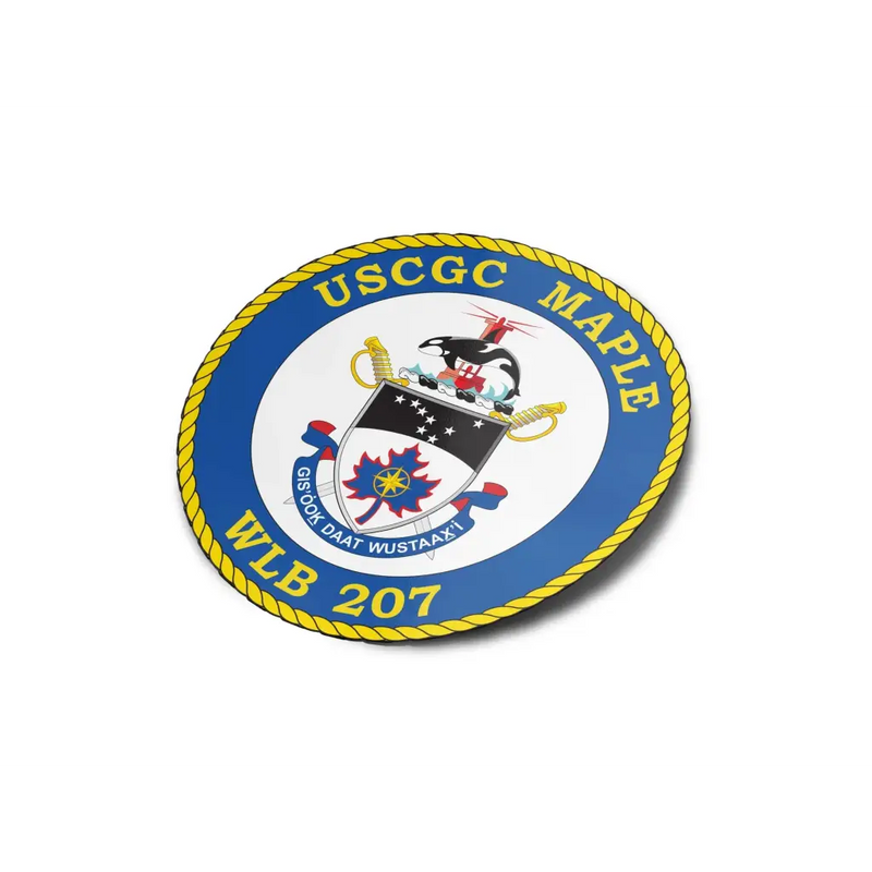 USCGC Maple (WLB-207) Die-Cut Vinyl Sticker Decal