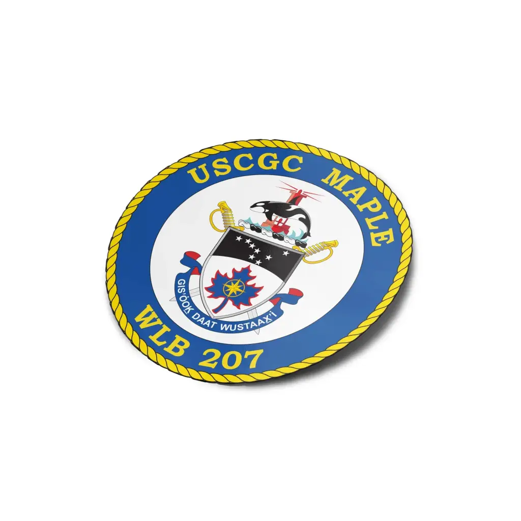 USCGC Maple (WLB-207) Die-Cut Vinyl Sticker Decal Tactically Acquired   