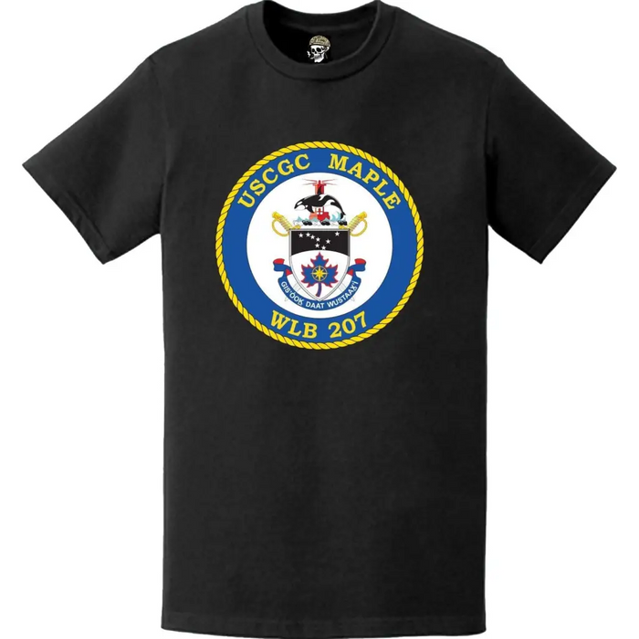 USCGC Maple (WLB-207) Ship's Crest Emblem Logo T-Shirt Tactically Acquired   