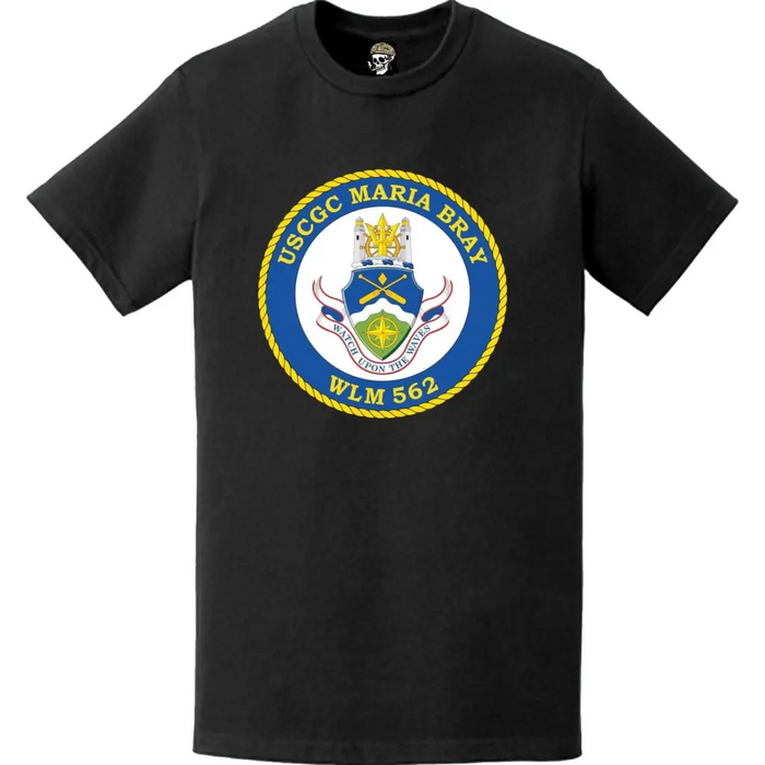 USCGC Maria Bray (WLM-562) Ship's Crest Emblem Logo T-Shirt Tactically Acquired   