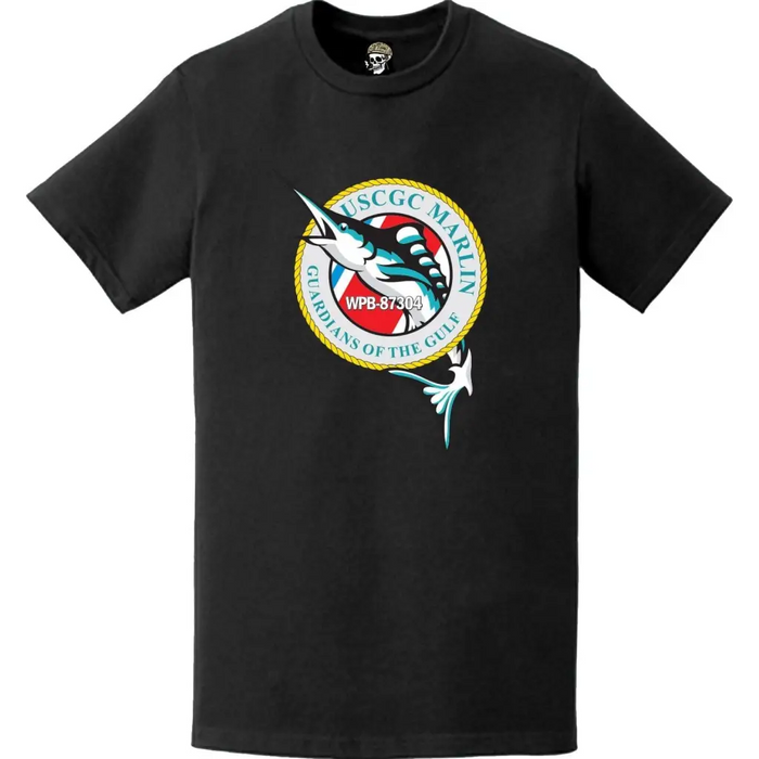 USCGC Marlin (WPB-87304) Ship's Crest Emblem Logo T-Shirt Tactically Acquired   