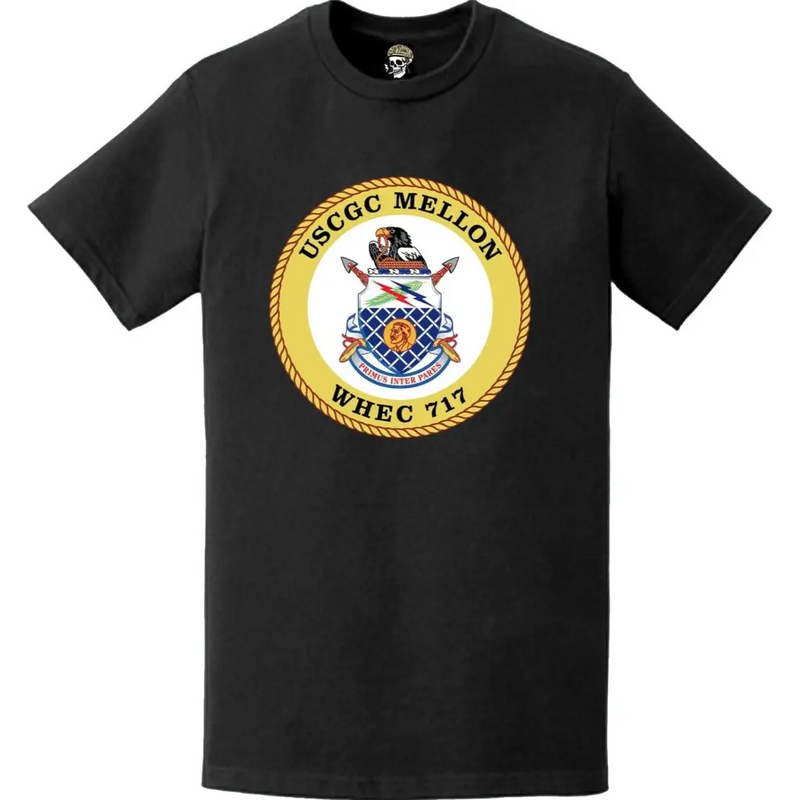 USCGC Mellon (WHEC-717) Ship's Crest Emblem Logo T-Shirt