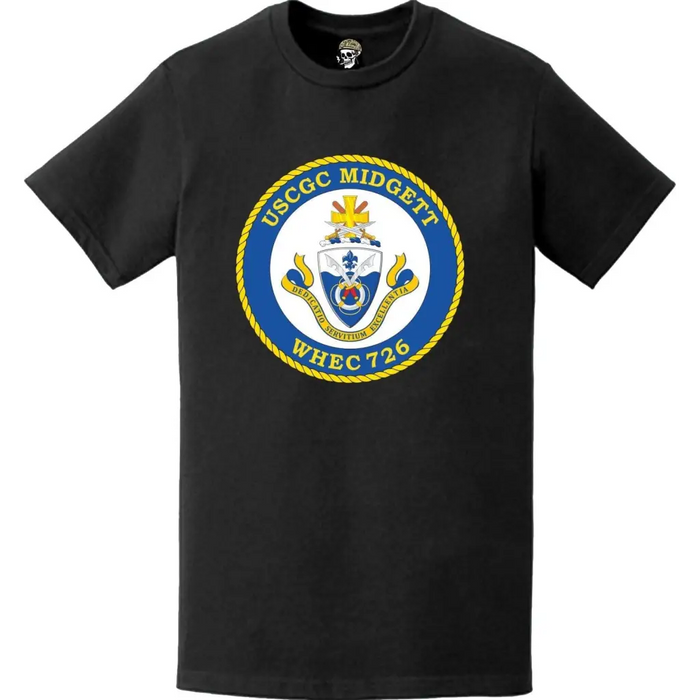 USCGC Midgett (WHEC-726) Ship's Crest Emblem Logo T-Shirt Tactically Acquired   