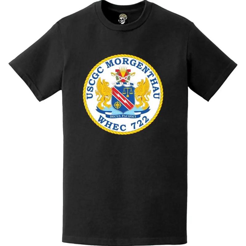 USCGC Morgenthau (WHEC-722) Ship's Crest Emblem Logo T-Shirt