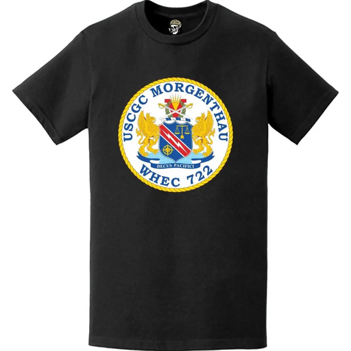 USCGC Morgenthau (WHEC-722) Ship's Crest Emblem Logo T-Shirt Tactically Acquired   