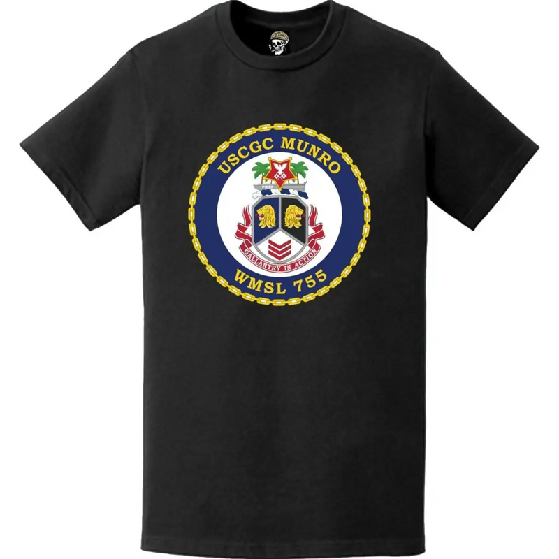 USCGC Munro (WMSL-755) Ship's Crest Emblem Logo T-Shirt