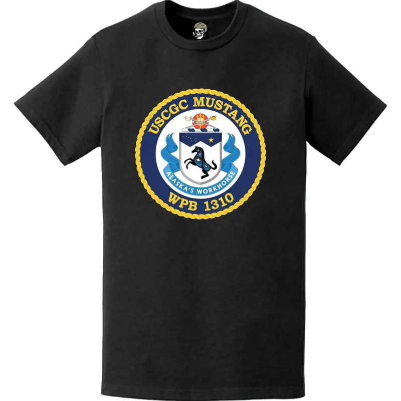 USCGC Mustang (WPB-1310) Ship's Crest Logo T-Shirt