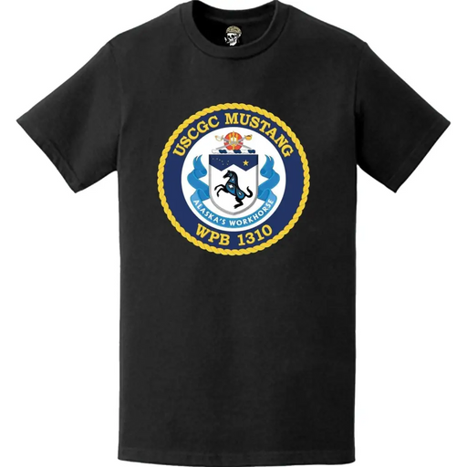 USCGC Mustang (WPB-1310) Ship's Crest Logo T-Shirt Tactically Acquired   