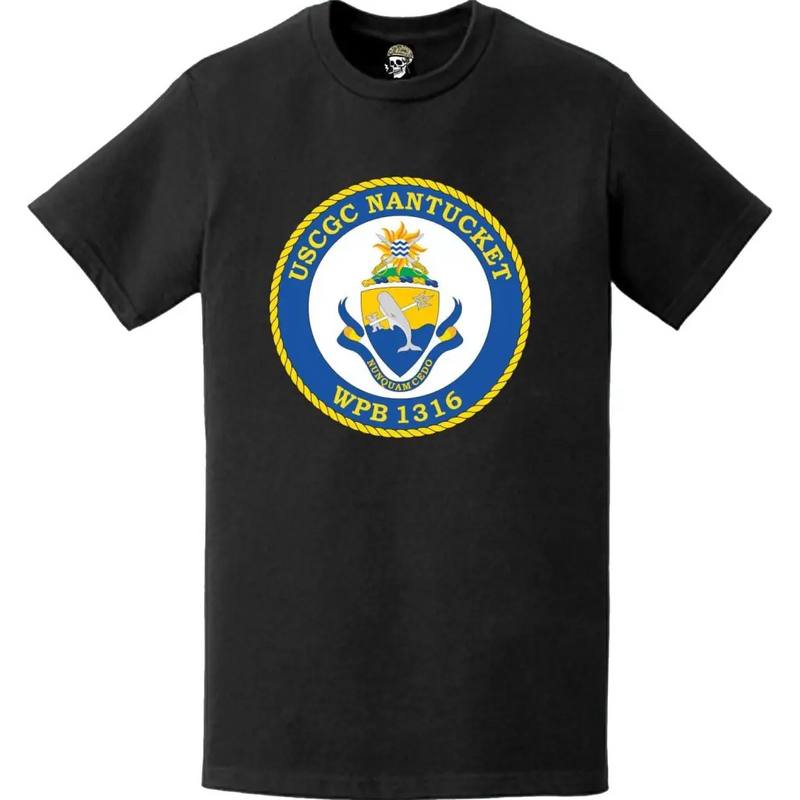 USCGC Nantucket (WPB-1316) Ship's Crest Emblem Logo T-Shirt