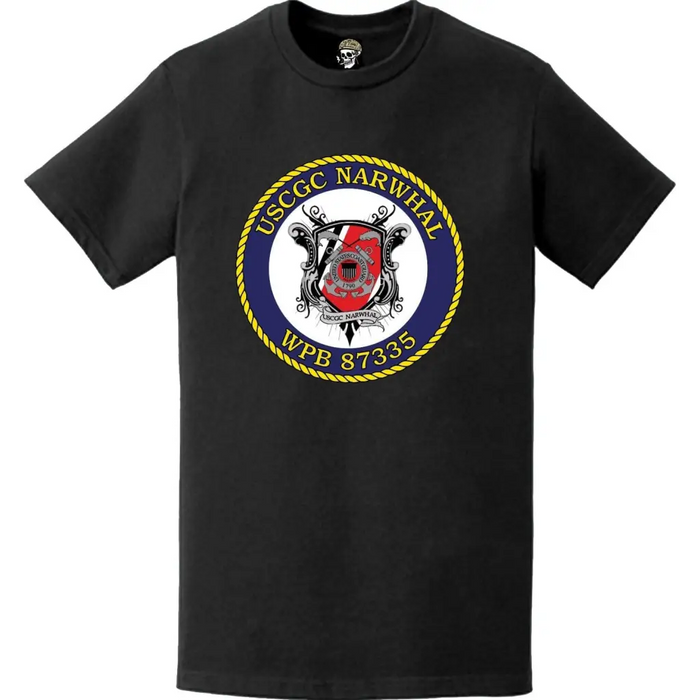 USCGC Narwhal (WPB-87335) Ship's Crest Emblem Logo T-Shirt Tactically Acquired   