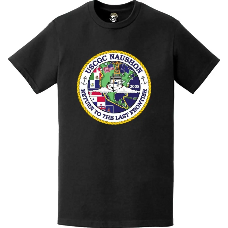 USCGC Naushon (WPB-1311) Ship's Crest Emblem Logo T-Shirt