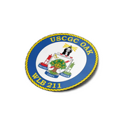 USCGC Oak (WLB-211) Die-Cut Vinyl Sticker Decal Tactically Acquired   