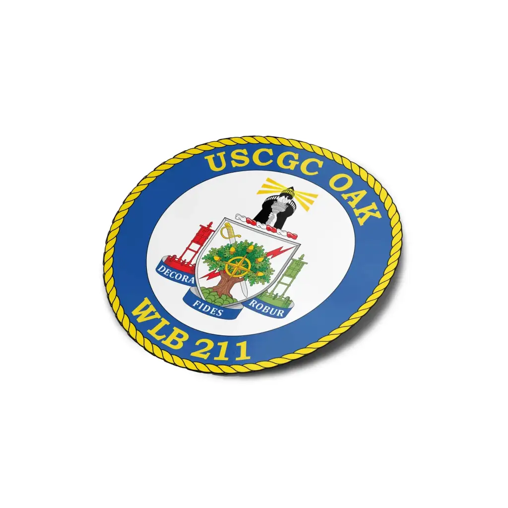 USCGC Oak (WLB-211) Die-Cut Vinyl Sticker Decal Tactically Acquired   