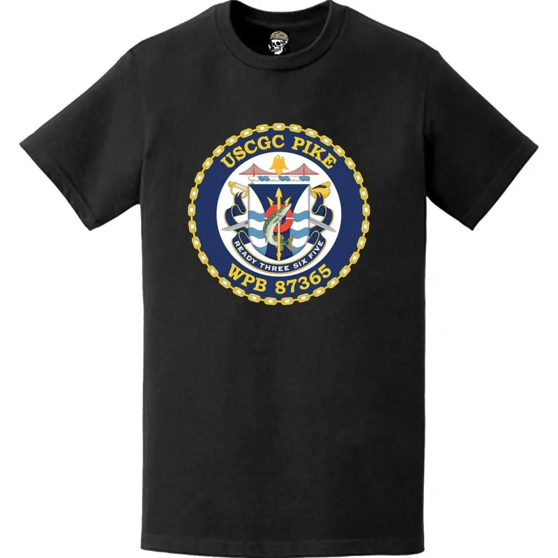 USCGC Pike (WPB-87365) Ship's Crest Emblem Logo T-Shirt