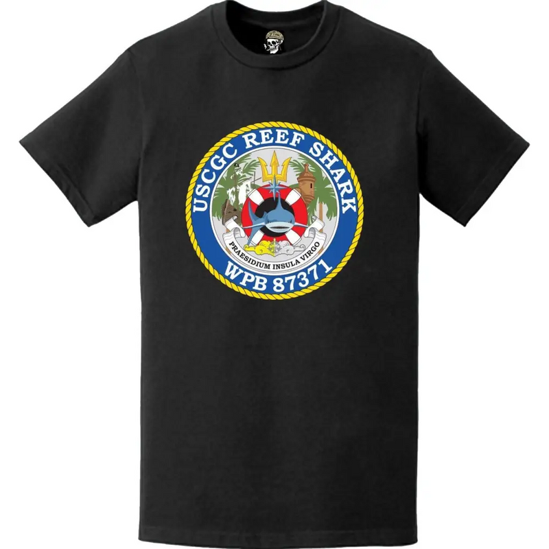 USCGC Reef Shark (WPB-87371) Ship's Crest Emblem Logo T-Shirt