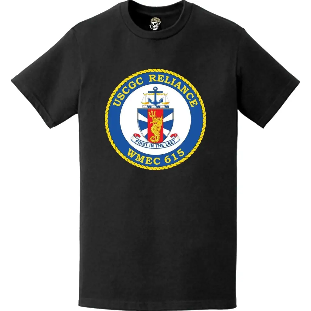 USCGC Reliance (WMEC-615) Ship's Crest Emblem Logo T-Shirt Tactically Acquired   