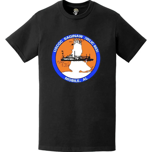 USCGC Saginaw (WLIC-803) Ship's Crest Emblem Logo T-Shirt Tactically Acquired   