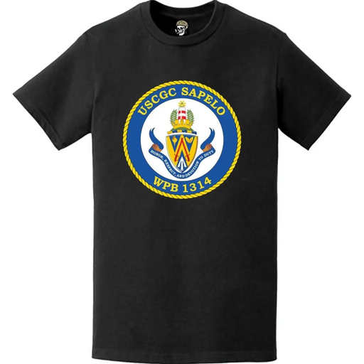 USCGC Sapelo (WPB-1314) Ship's Crest Emblem Logo T-Shirt Tactically Acquired   