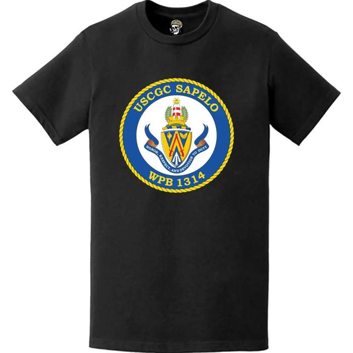 USCGC Sapelo (WPB-1314) Ship's Crest Emblem Logo T-Shirt Tactically Acquired   