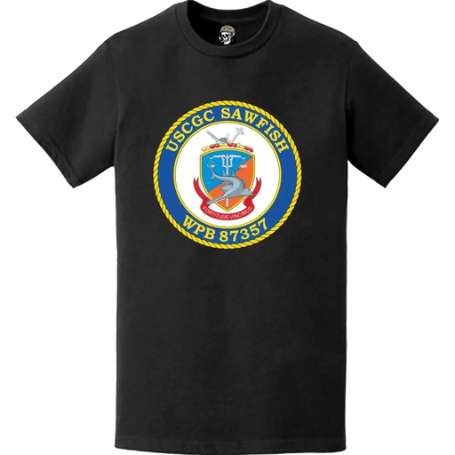 USCGC Sawfish (WPB-87357) Ship's Crest Emblem Logo T-Shirt Tactically Acquired   