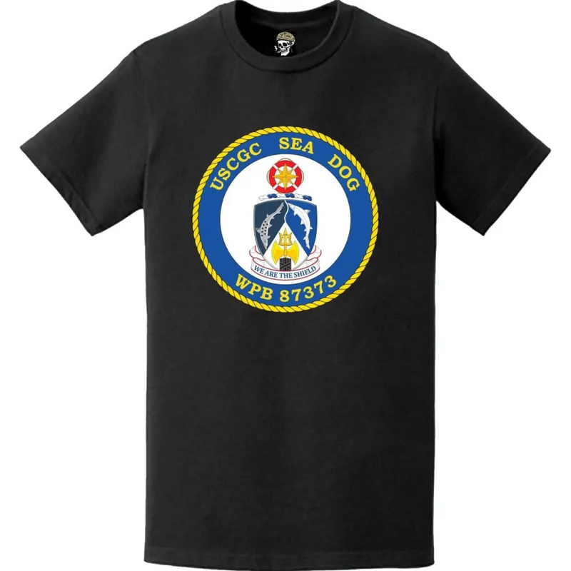 USCGC Sea Dog (WPB-87373) Ship's Crest Emblem Logo T-Shirt