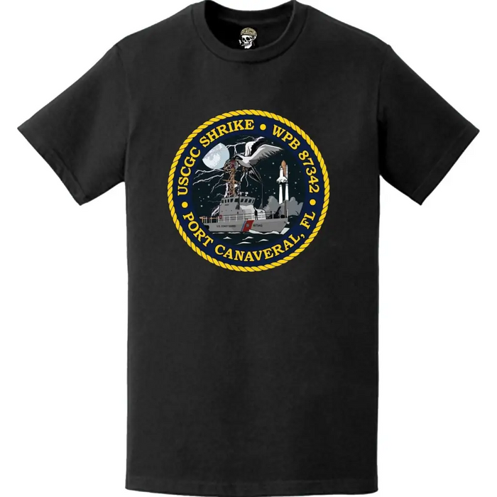 USCGC Shrike (WPB-87342) Ship's Crest Emblem Logo T-Shirt Tactically Acquired   