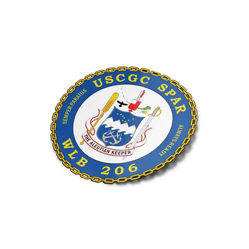 USCGC Spar (WLB-206) Die-Cut Vinyl Sticker Decal