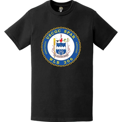 USCGC Spar (WLB-206) Ship's Crest Emblem Logo T-Shirt Tactically Acquired   