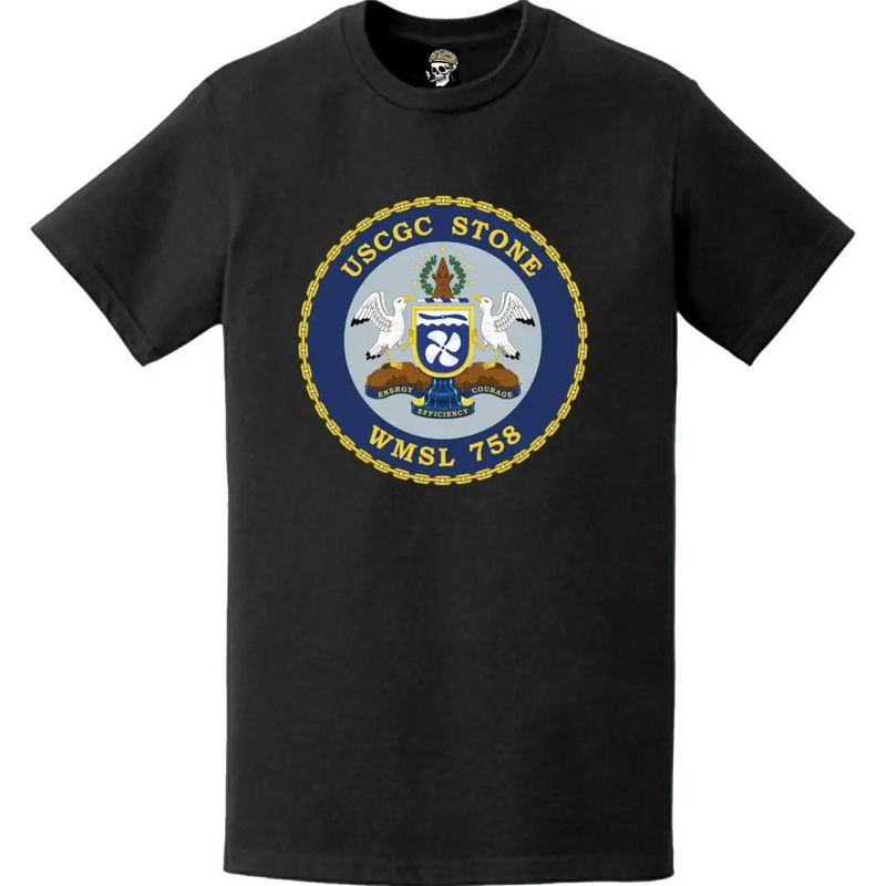 USCGC Stone (WMSL-758) Ship's Crest Emblem Logo T-Shirt
