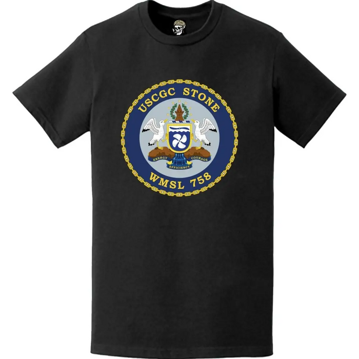 USCGC Stone (WMSL-758) Ship's Crest Emblem Logo T-Shirt Tactically Acquired   