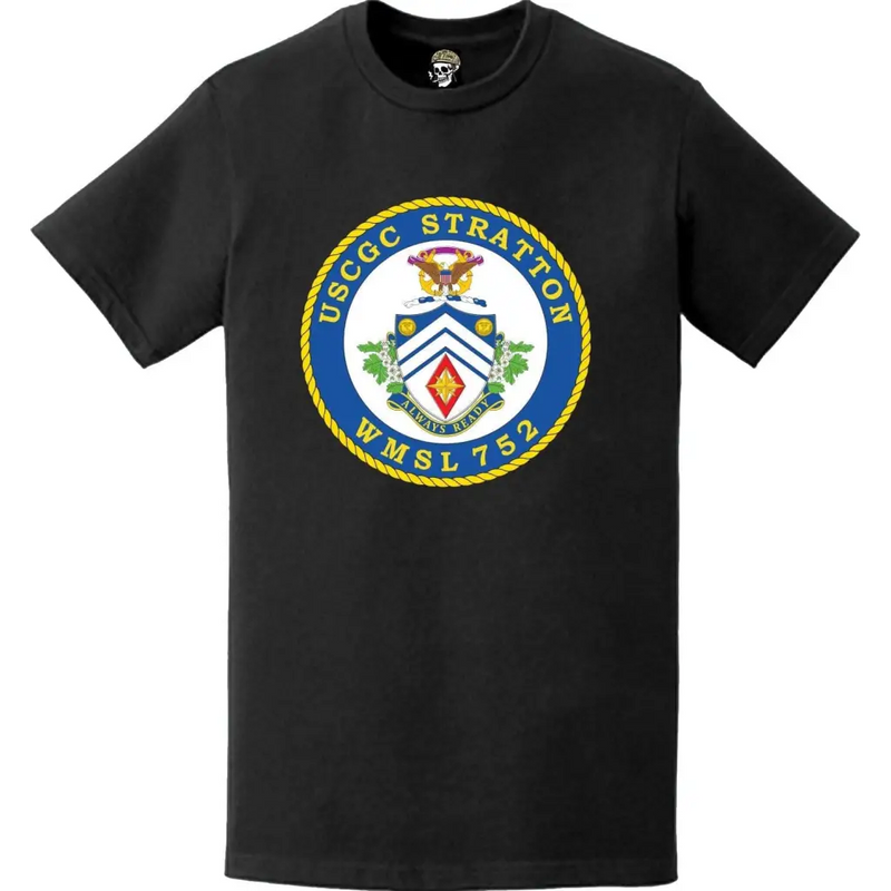 USCGC Stratton (WMSL-752) Ship's Crest Emblem Logo T-Shirt