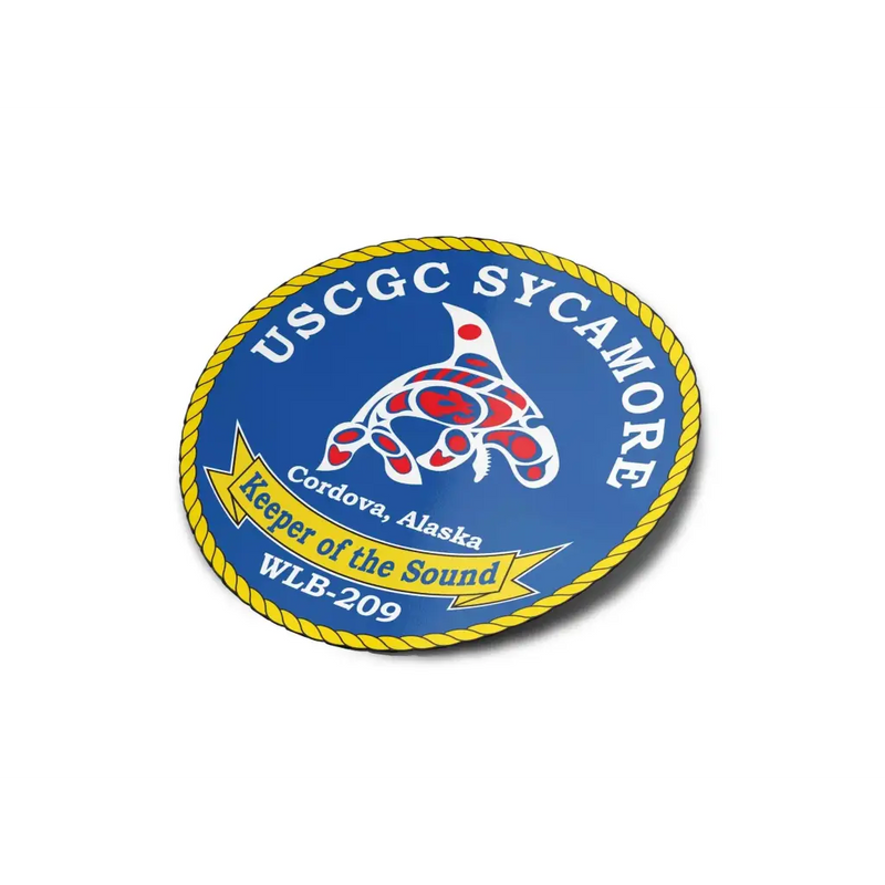 USCGC Sycamore (WLB-209) Die-Cut Vinyl Sticker Decal