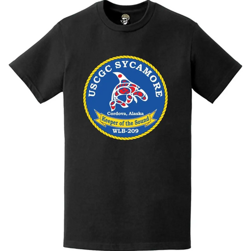 USCGC Sycamore (WLB-209) Ship's Crest Emblem Logo T-Shirt Tactically Acquired   