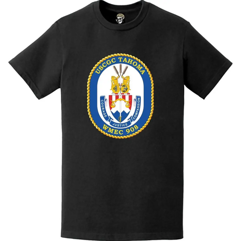 USCGC Tahoma (WMEC-908) Ship's Crest Emblem Logo T-Shirt