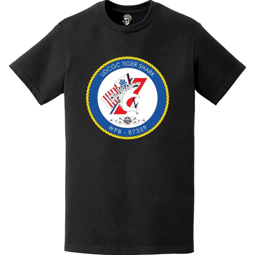 USCGC Tiger Shark (WPB-87359) Crest Emblem Logo T-Shirt Tactically Acquired   