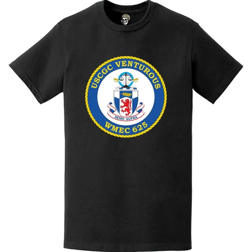 USCGC Venturous (WMEC-625) Ship's Crest Emblem Logo T-Shirt Tactically Acquired   