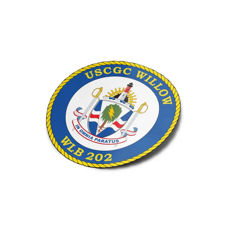 USCGC Willow (WLB-202) Die-Cut Vinyl Sticker Decal