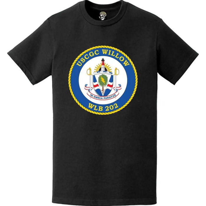 USCGC Willow (WLB-202) Ship's Crest Emblem Logo T-Shirt Tactically Acquired   