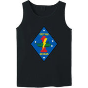 USMC 1st Tank Battalion Logo Emblem Tank Top Tactically Acquired   