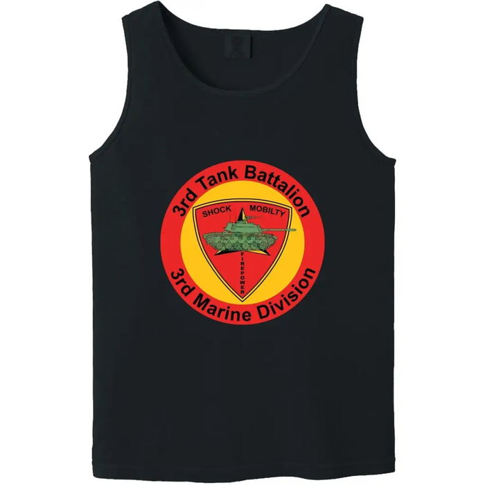 3rd Tank Battalion USMC Logo Emblem Tank Top Tactically Acquired   