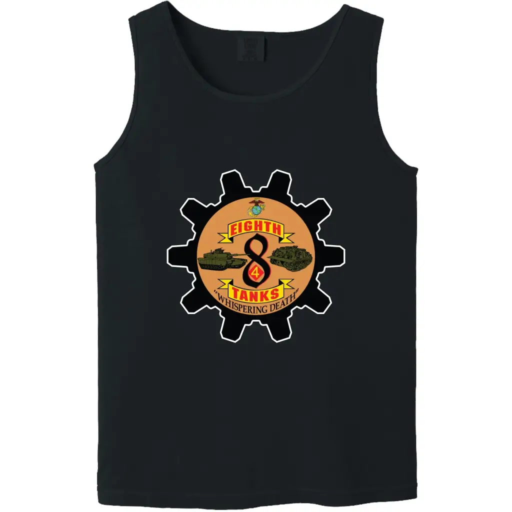 USMC 8th Tank Battalion Logo Emblem Tank Top Tactically Acquired   