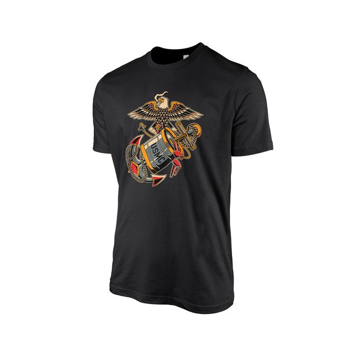 Eagle, Beer Keg and Anchor - U.S. Marine Corps EGA T-Shirt Tactically Acquired   