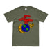 U.S. Marine Corps Crayon EGA T-Shirt Tactically Acquired Small Military Green 