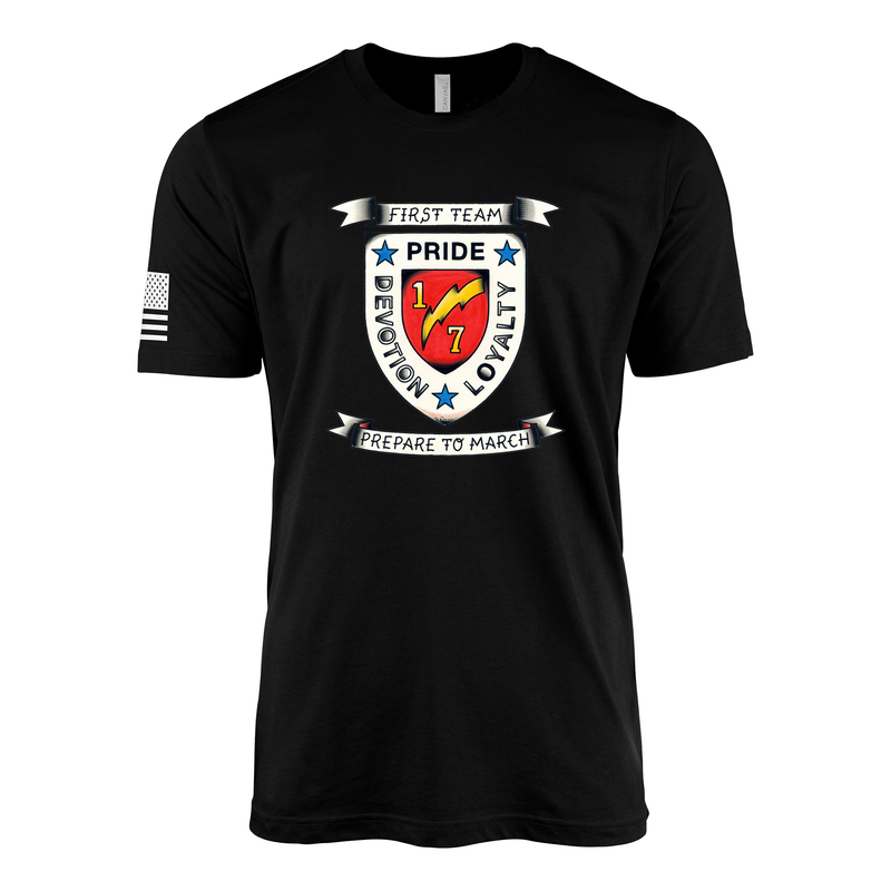 1st Battalion 7th Marines Suicide Charley Sailor Jerry Style T-Shirt