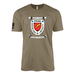 1st Battalion 7th Marines Suicide Charley Sailor Jerry Style T-Shirt - Coyote Brown