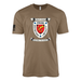 1st Battalion 7th Marines Suicide Charley Sailor Jerry Style T-Shirt - Woodland Brown